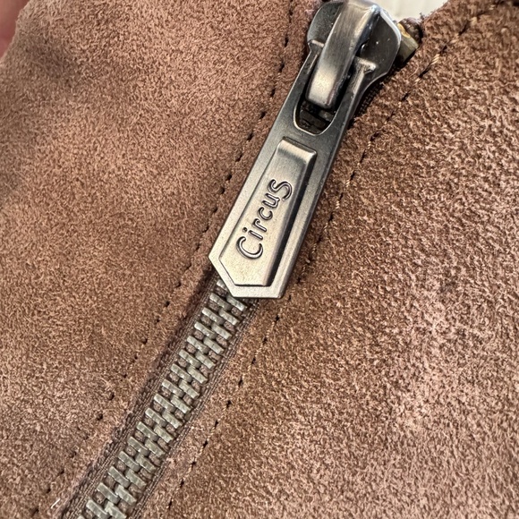 Circus Sam Edelman Holt Bootie 7.5 Brown Suede Studded Western Ankle Boot, NWOT - Picture 10 of 16